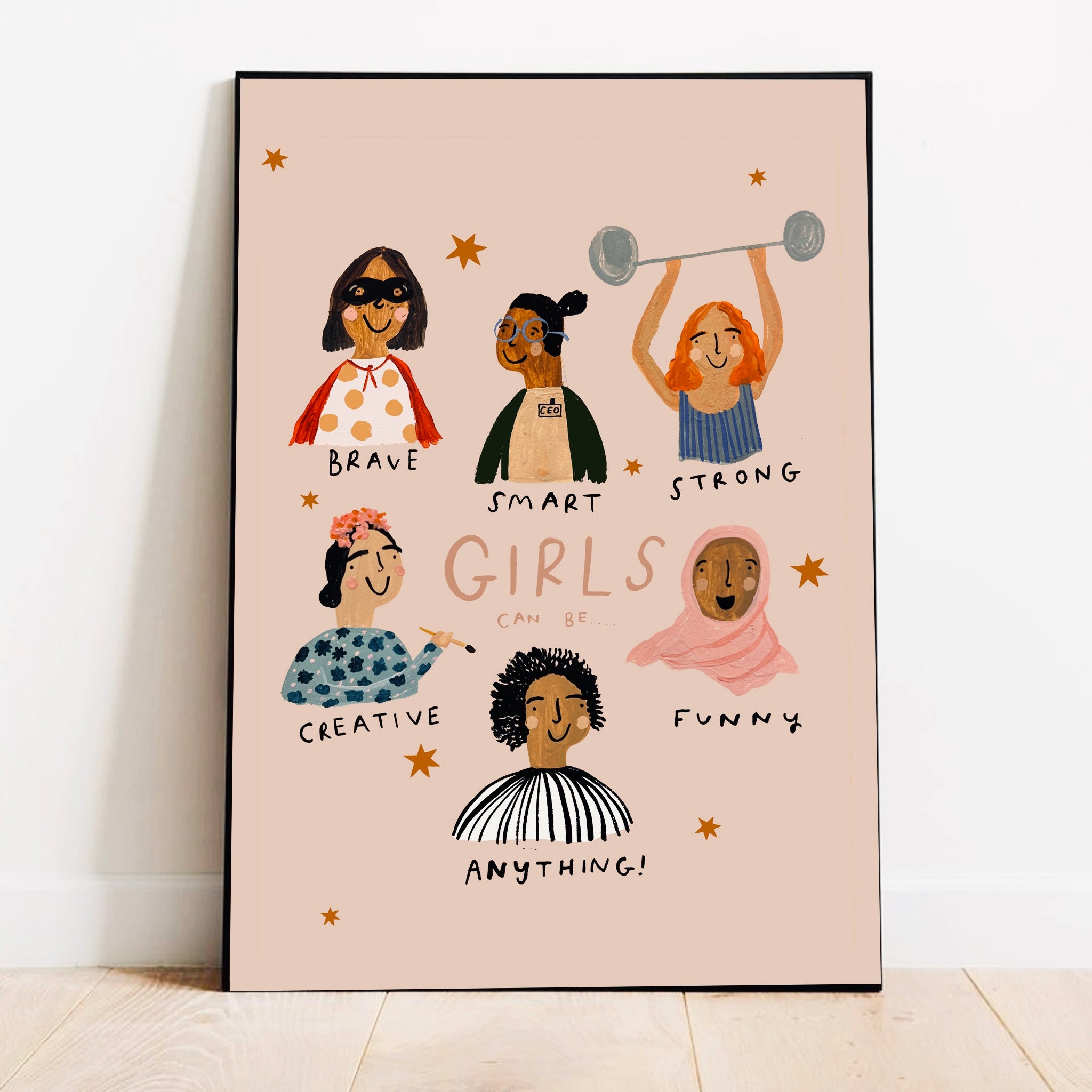 Girls can be Art Print – Yaya Studio